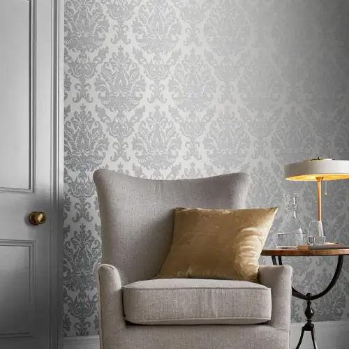 Luxury Living Room Wallpaper Dubai