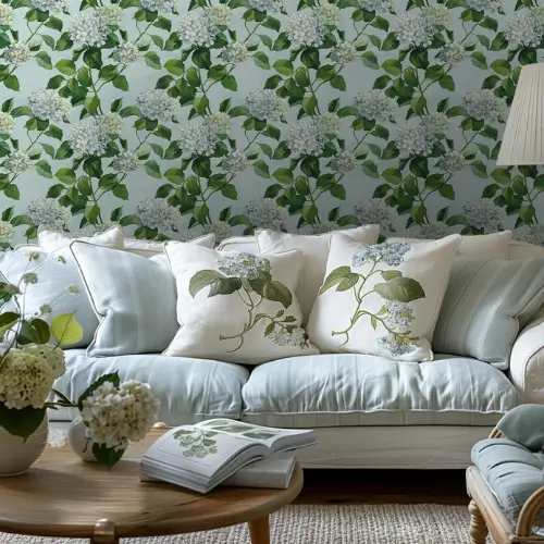 Modern Living Room Wallpaper Dubai