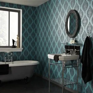 decorative bathroom wallpapers